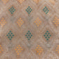 Brown Bandhani Print Brocade Jacquard Fabric - TradeUNO