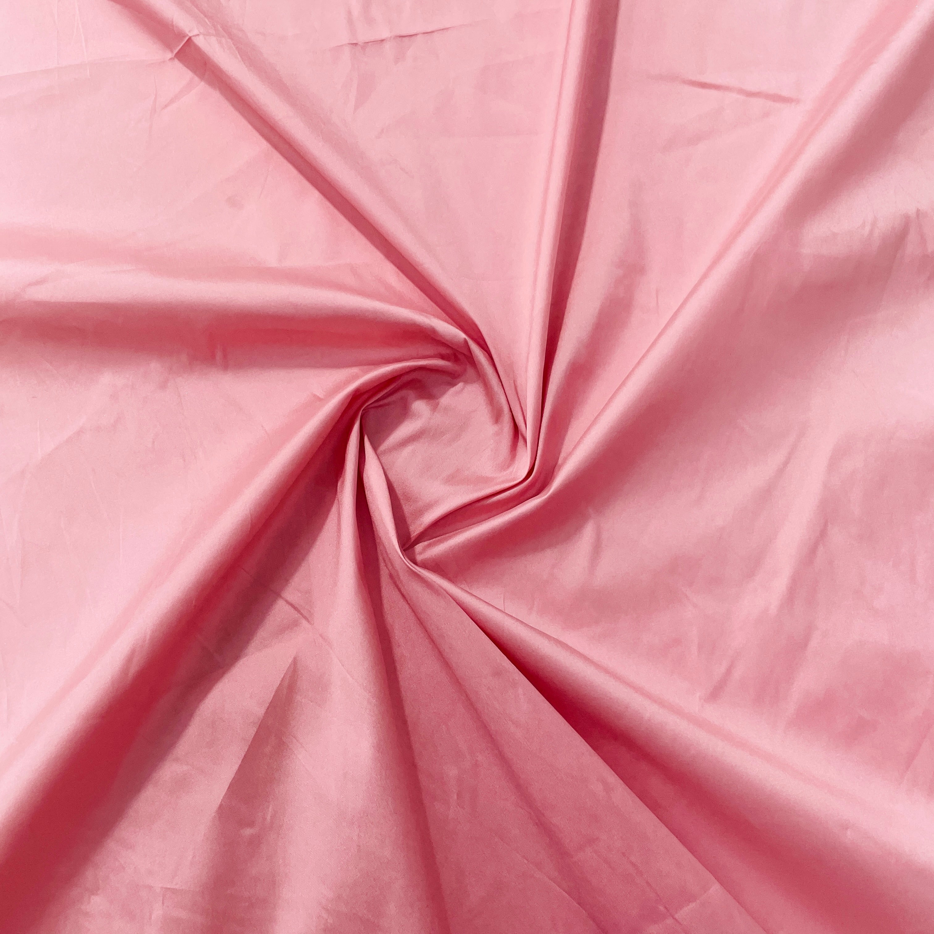 Pink Silk Taffeta Fabric