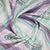 White With Lilac Geometrical Print Rayon Fabric Trade UNO