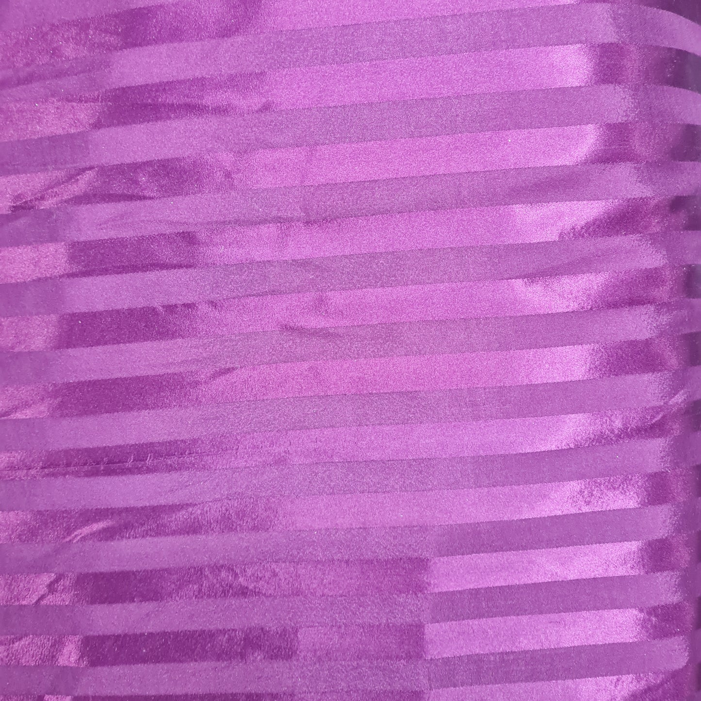 Wine Stripe Print Poly Satin Fabric - TradeUNO