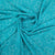 Aqua Blue Floral Print Georgette Fabric Trade UNO