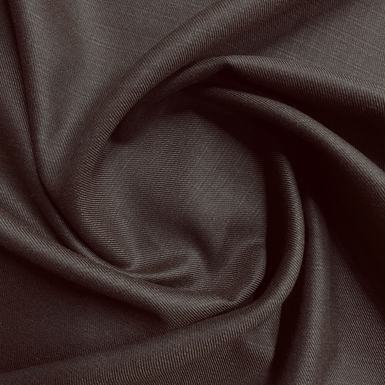 Brown Solid Poly Viscose Suiting Fabric - TradeUNO