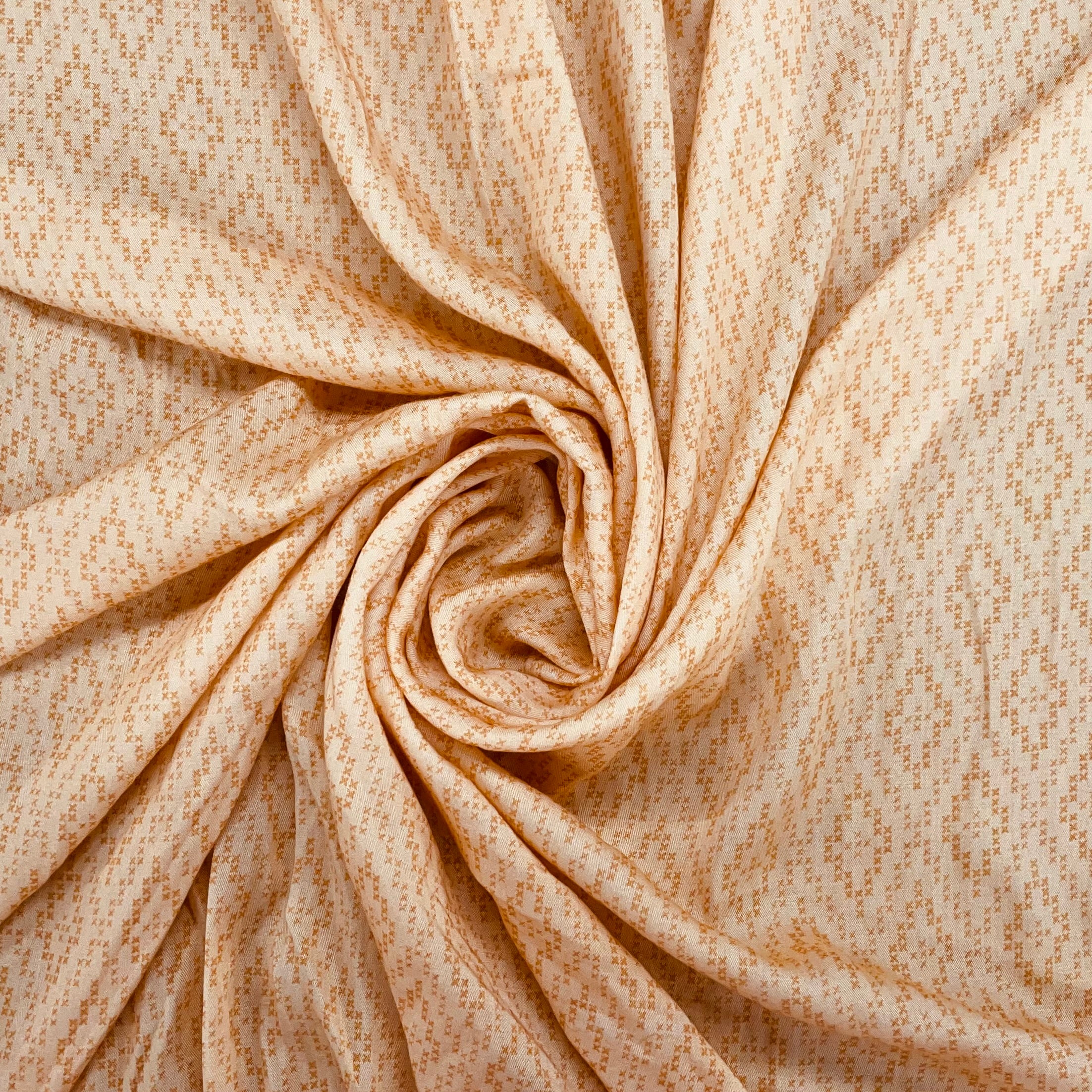 Thicket & Bramble Floral Cream RAYON Fabric Yardage | SKU: R90749-11 |  Stash Fabrics