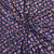 Blue & Pink Floral Print Brasso Velvet Fabric 48 in - TradeUNO