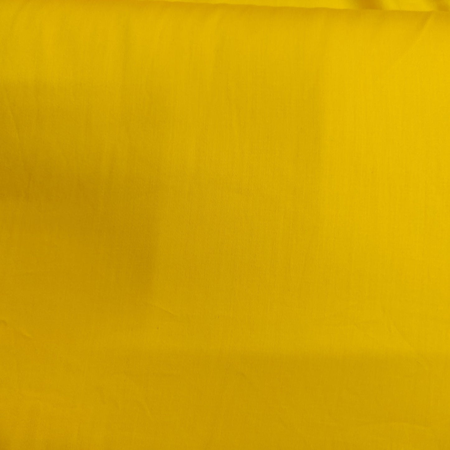 Yellow Solid Cotton Satin Fabric - TradeUNO