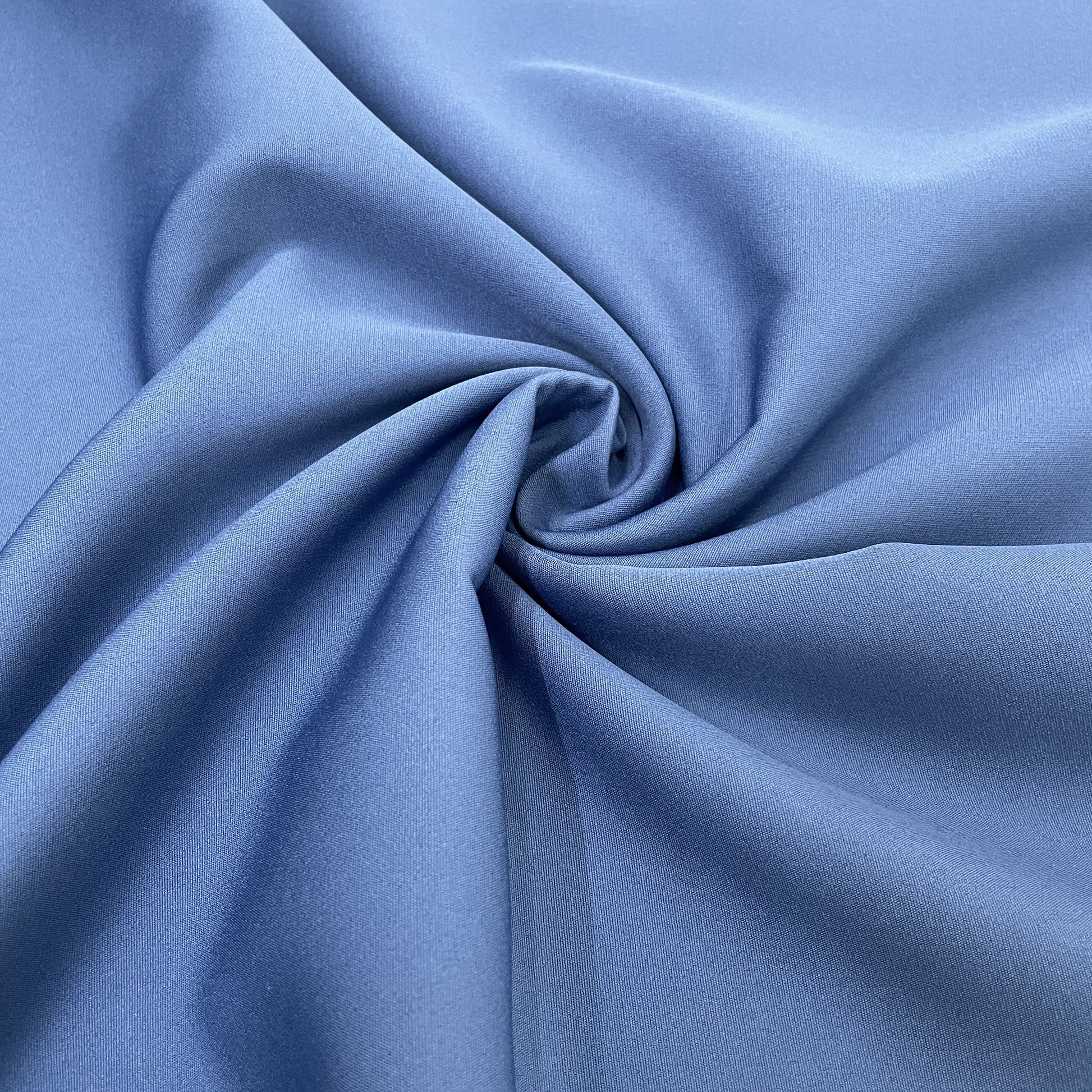 Premium Sapphire Blue Solid Banana Crepe Fabric