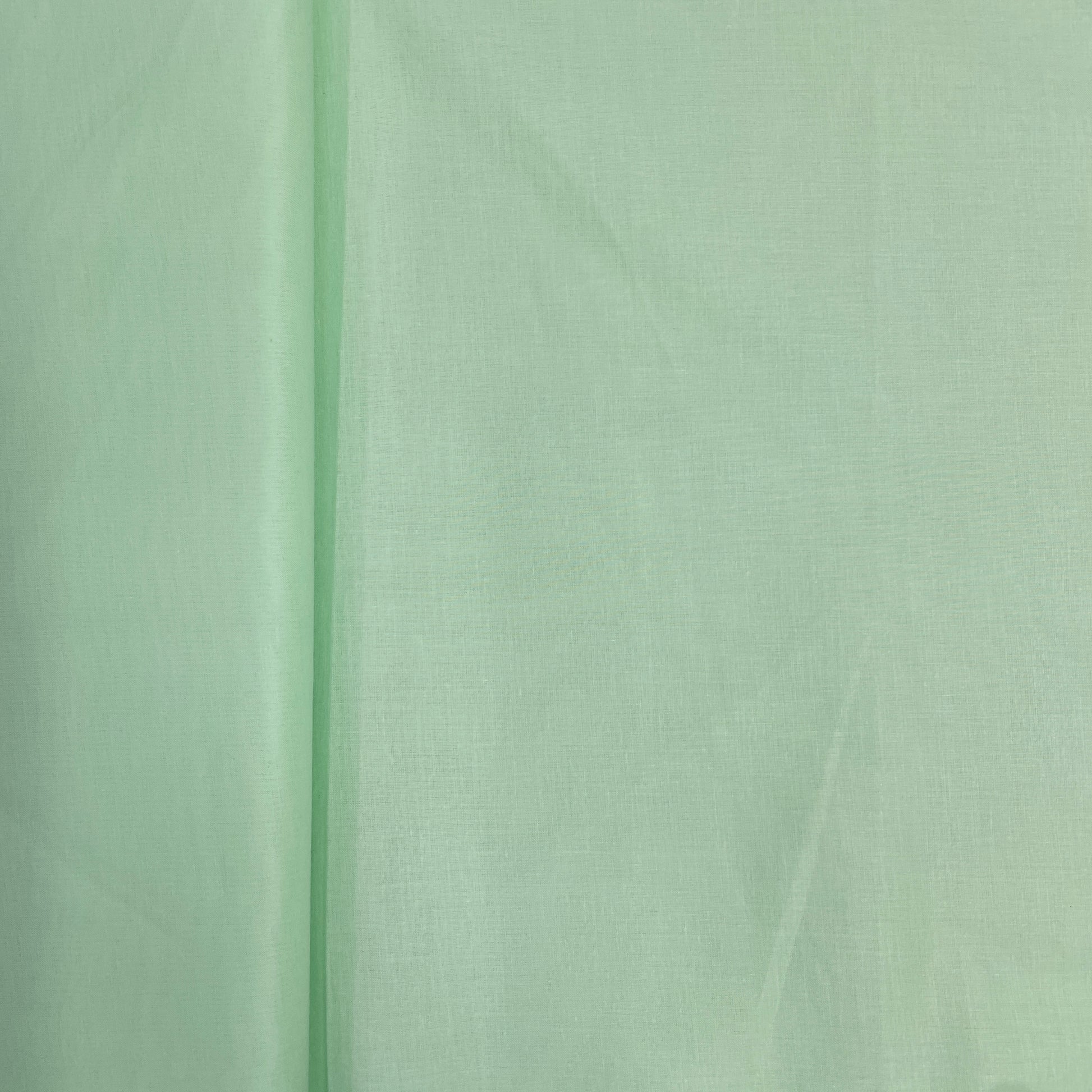 Mint Green Solid Cotton Fabric - TradeUNO