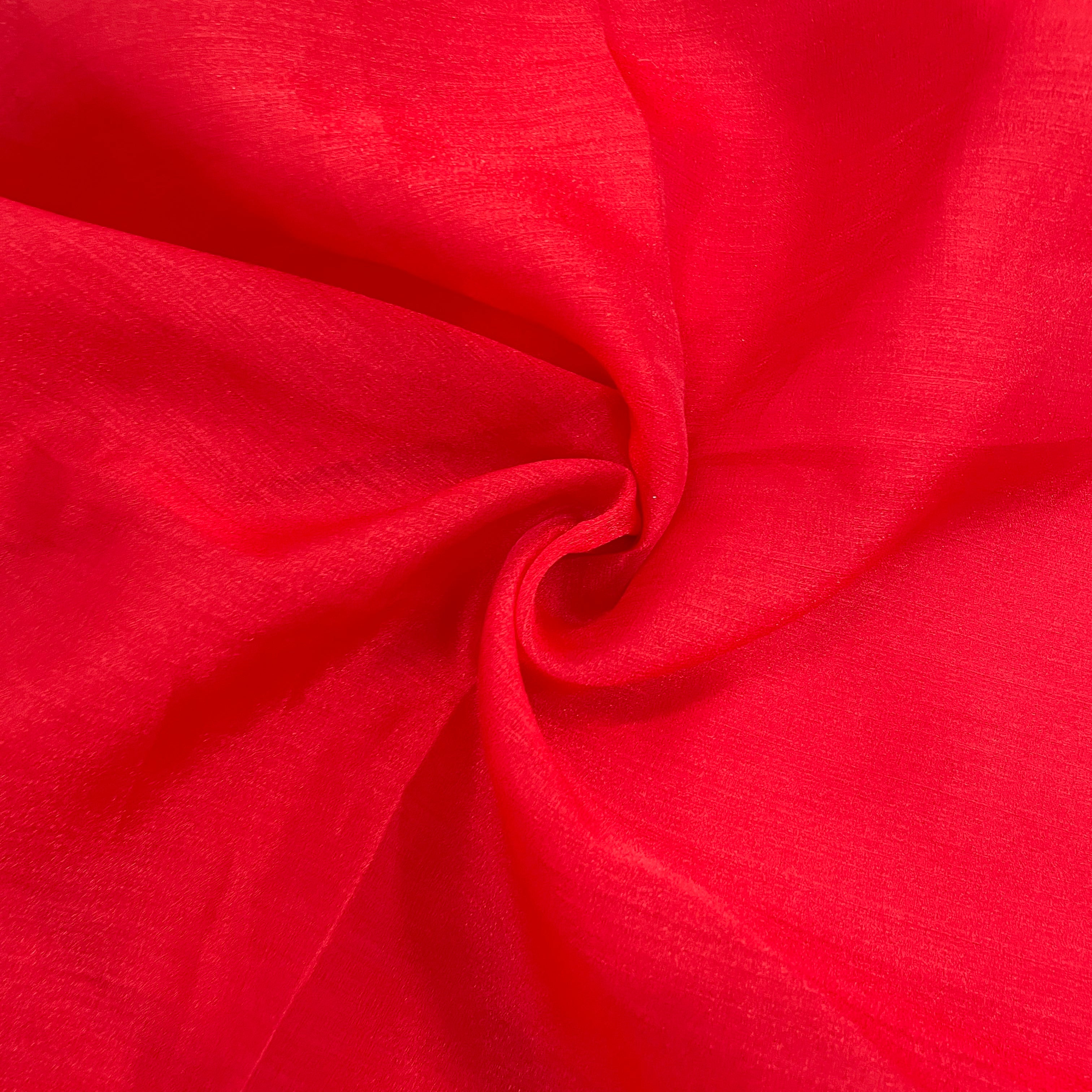 Buy Carmine Red Solid Tissue Fabric Online – TradeUNO Fabrics