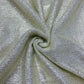White Sequence Embroidery Georgette Fabric - TradeUNO