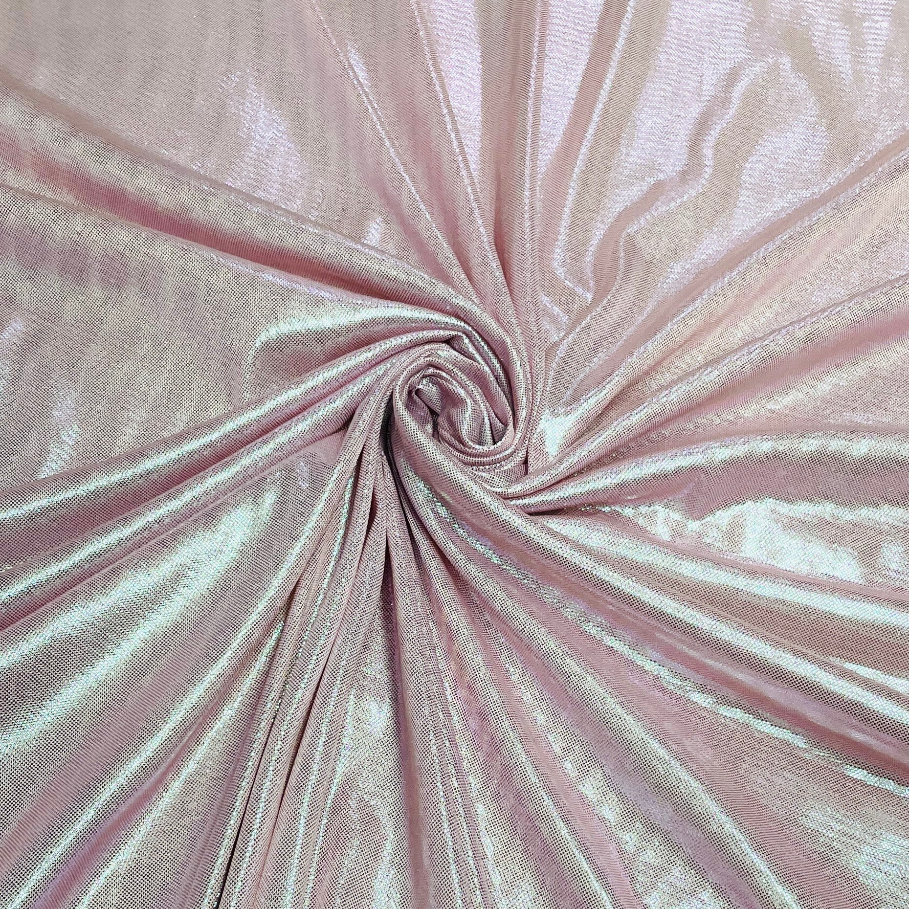 Pink Color Plain Cotton Lycra Dress Material Fabric