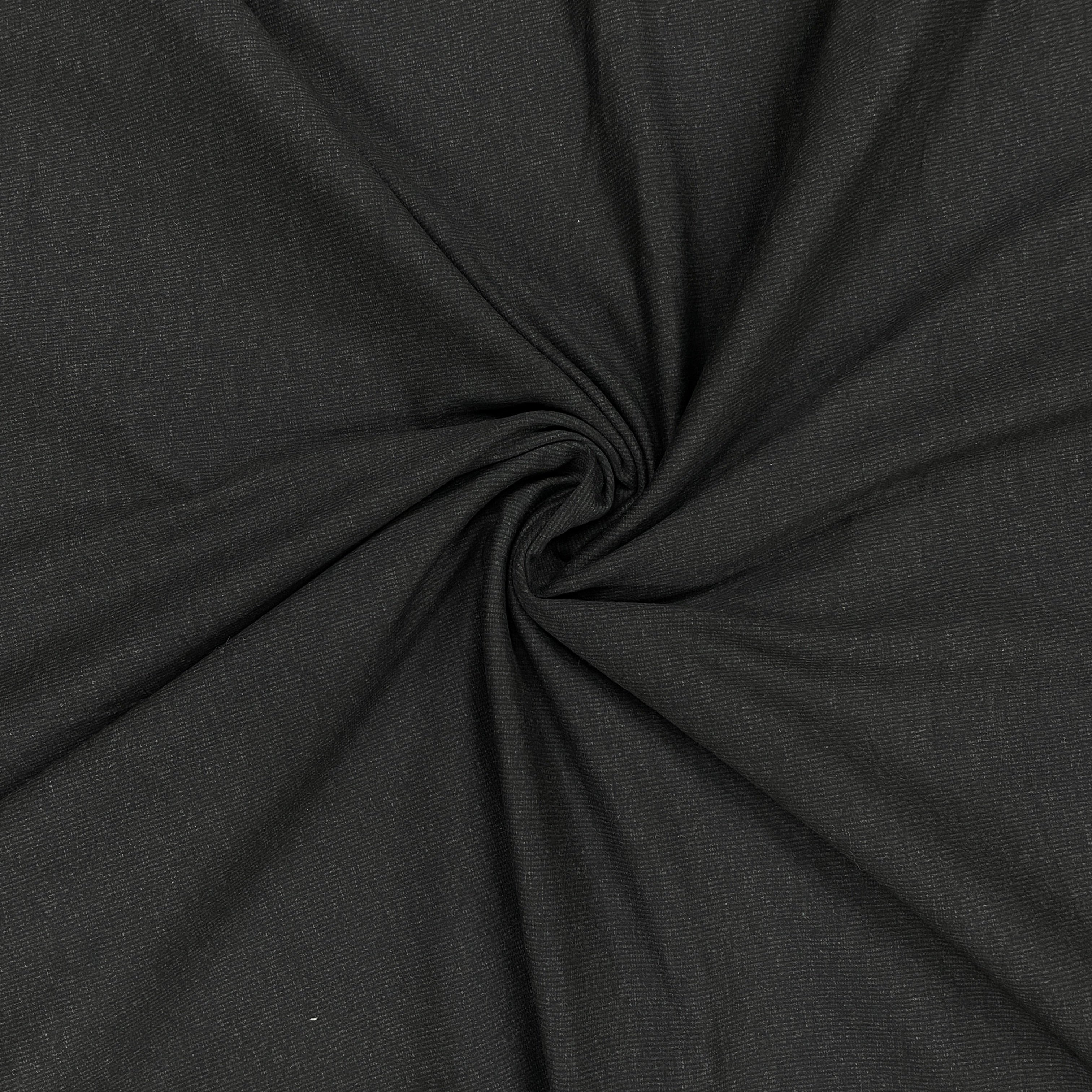 Charcoal/Black Shadow Stripe Suiting Fabric
