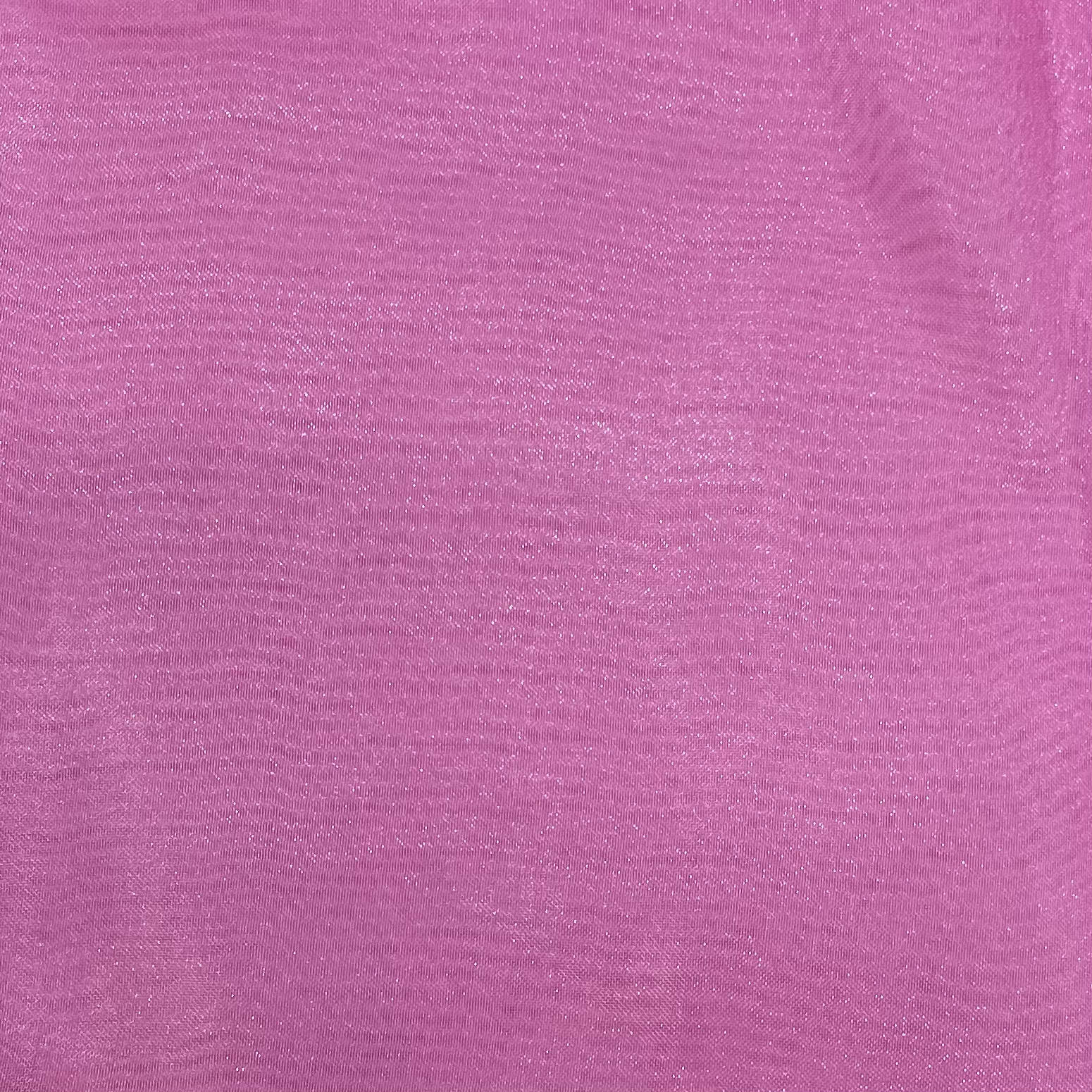 Bright Pink Solid Organza Tissue Fabric - TradeUNO