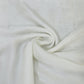 Premium White Solid Dyeable Satin Georgette Fabric