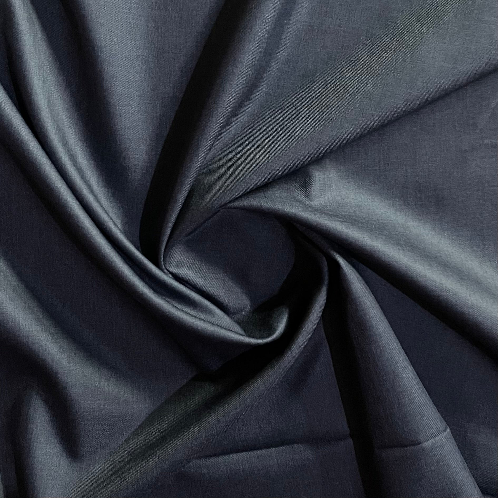 Grey Solid Poly Viscose Suiting Fabric - TradeUNO