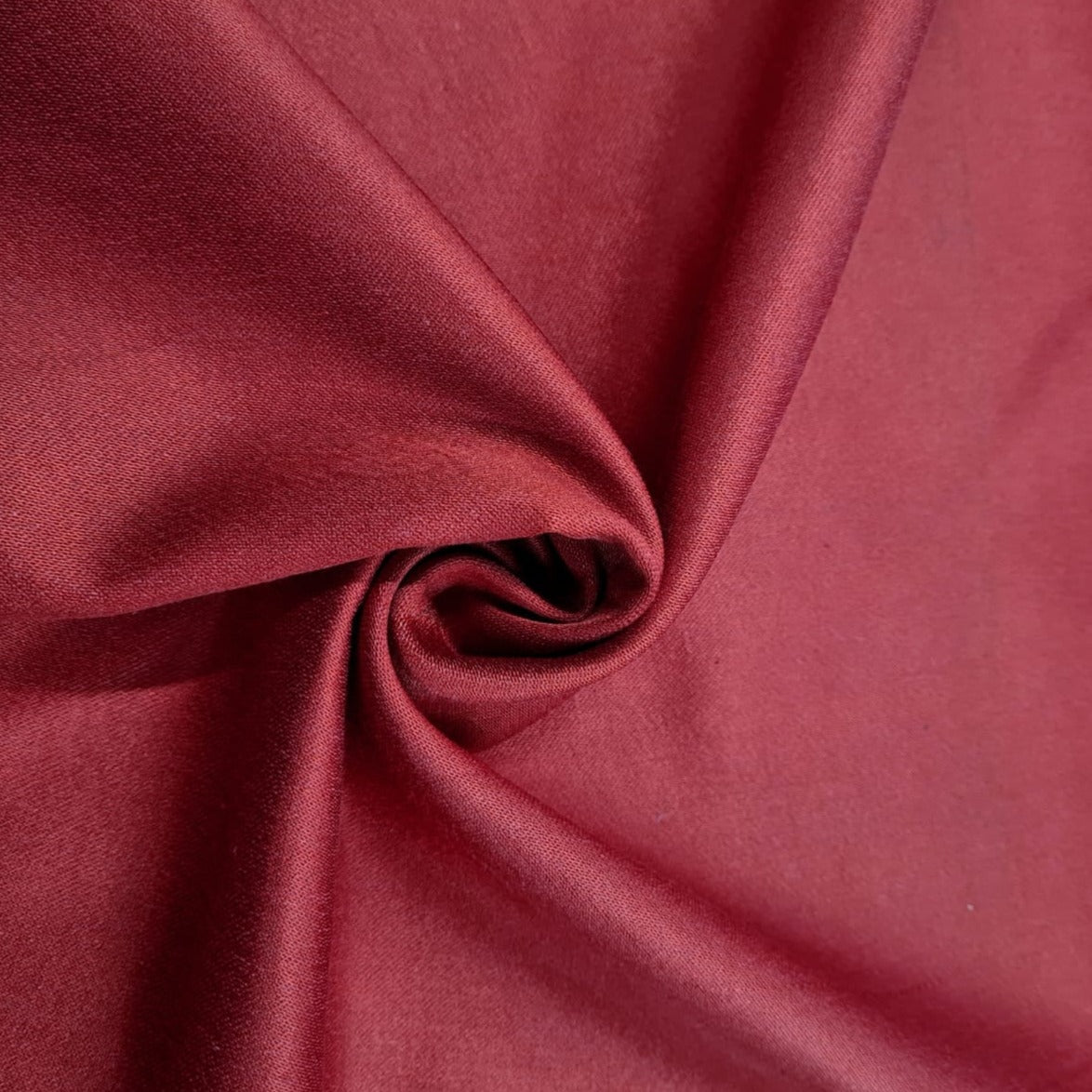 Red Maroon Solid Cotton Satin Fabric Trade UNO