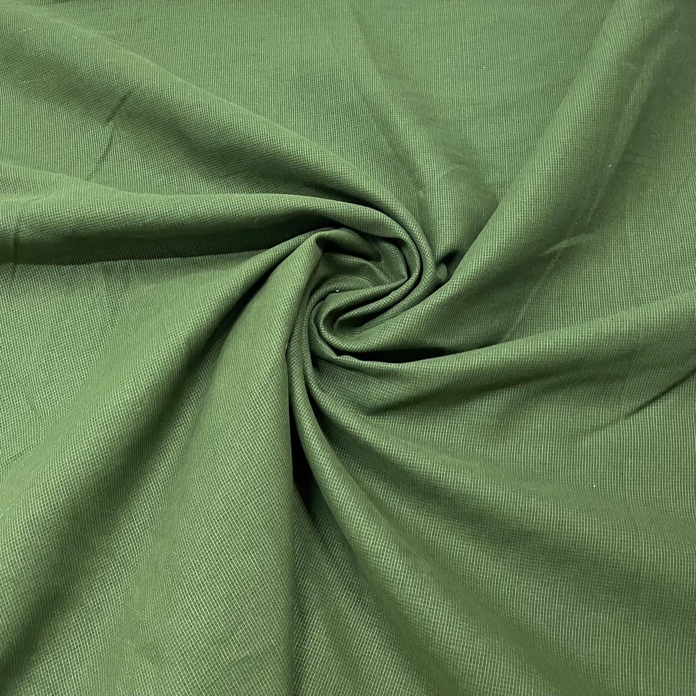 Forest Green color check blend cotton trousers pant for men – Punekar Cotton