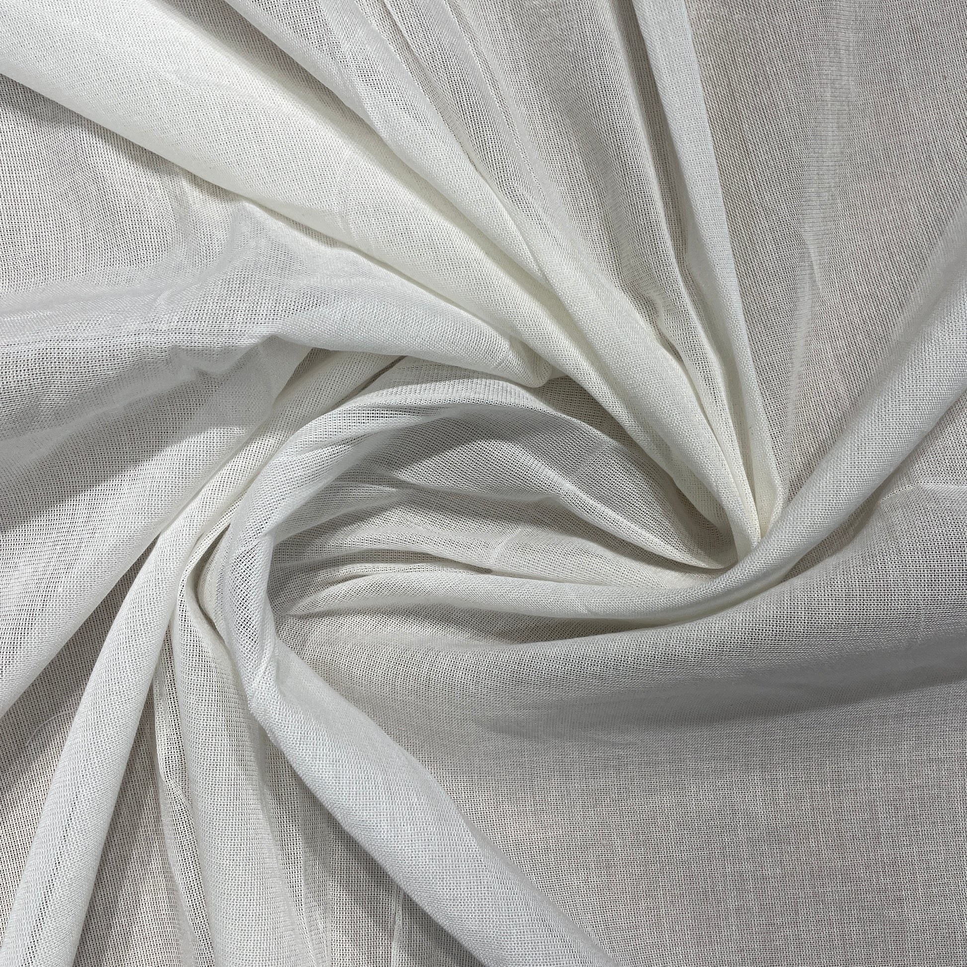 Off White 60 Poly Crepe Fabric by the Yard - Style 3060