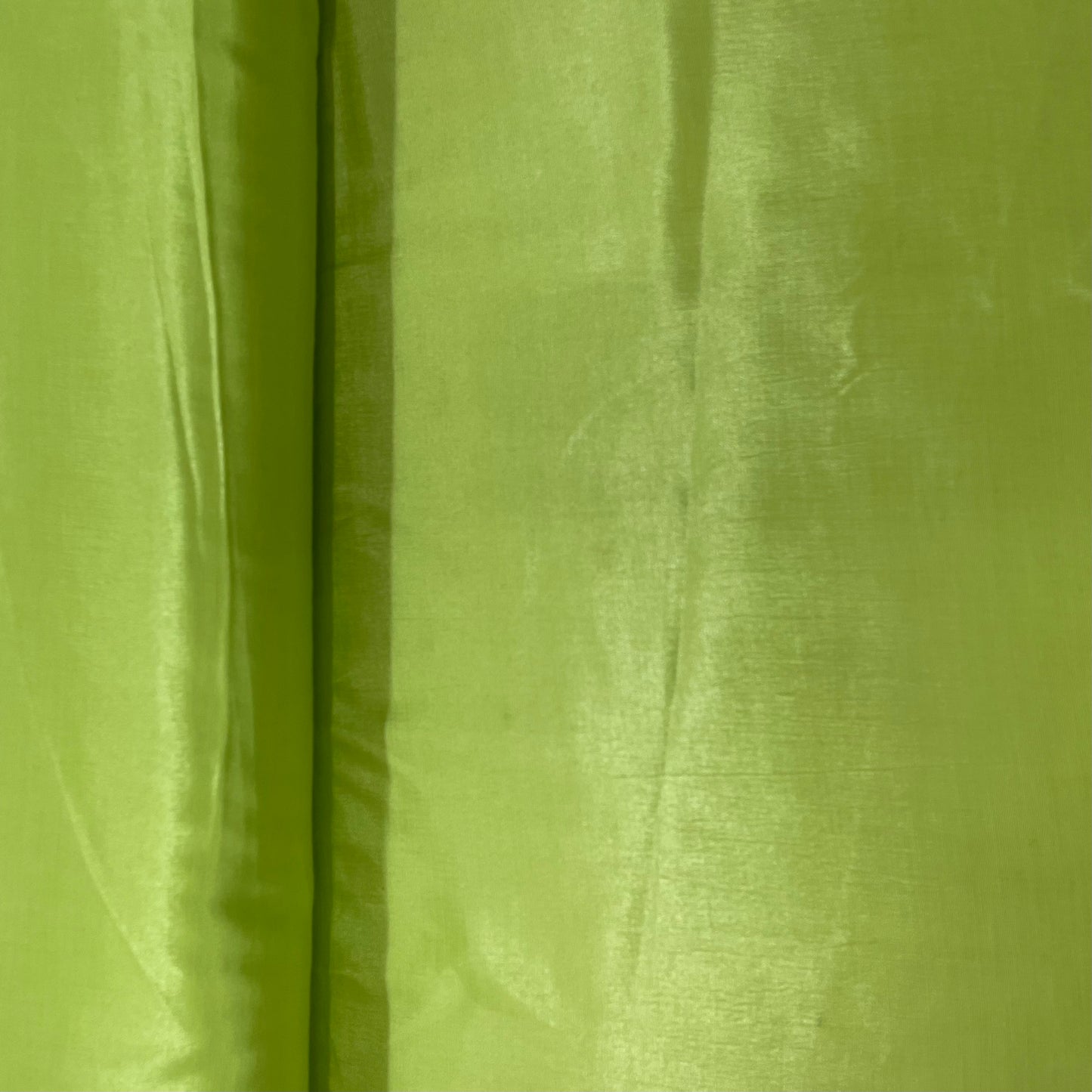 Lime Green Solid Santoon Fabric - TradeUNO