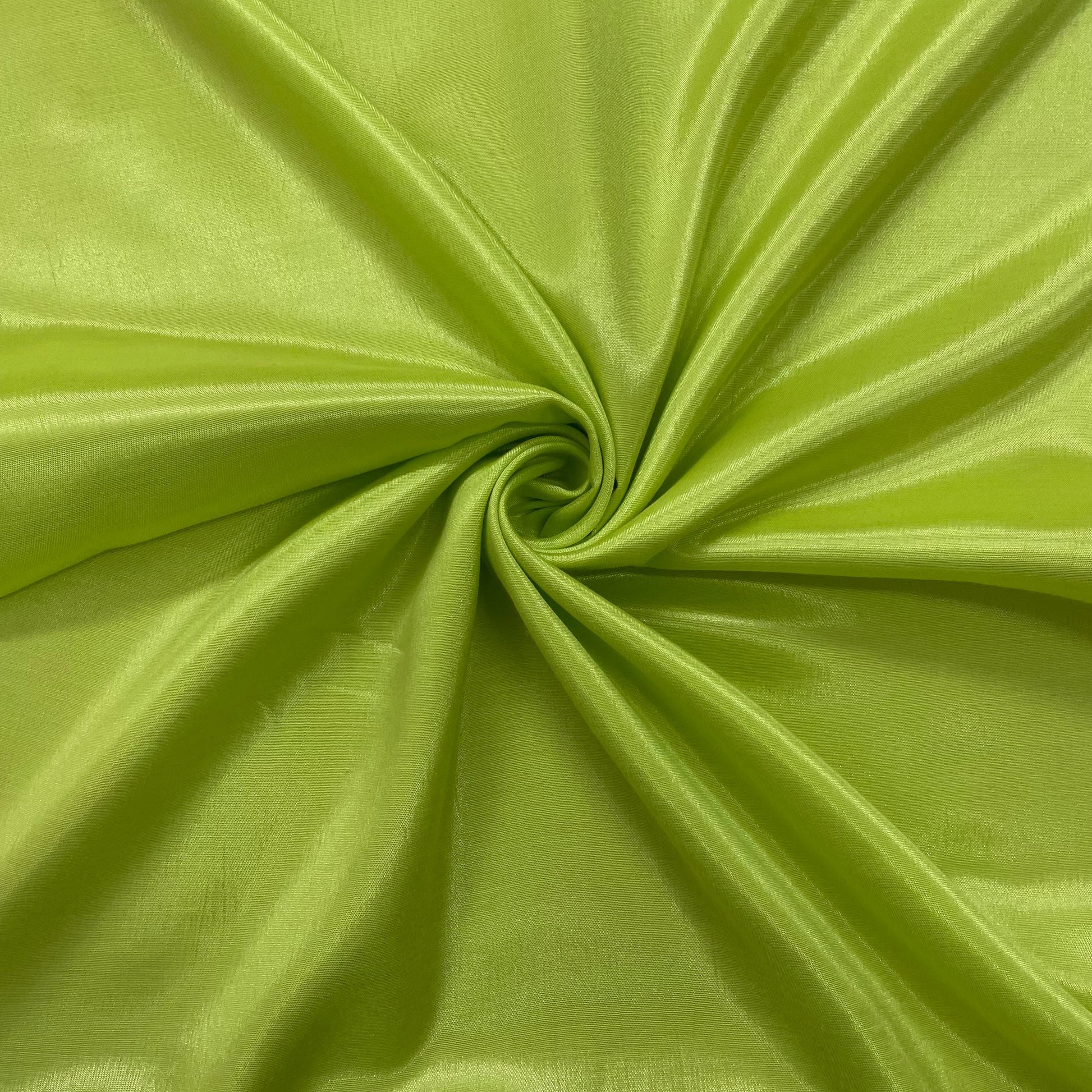 Lime Green Solid Santoon Fabric - TradeUNO