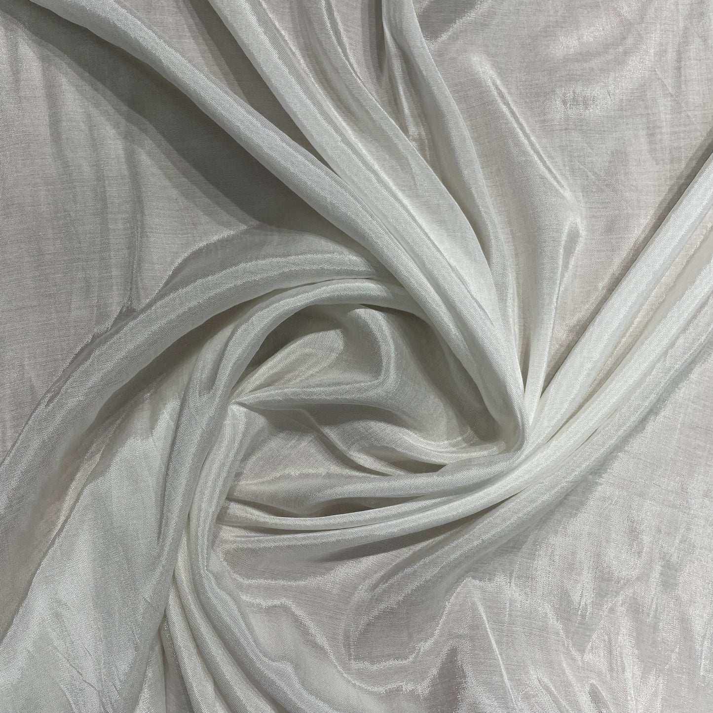 White Solid Remi Santoon Rfd Dyeable Fabric - TradeUNO